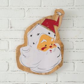 Vintage Inspired Santa Wall Sign