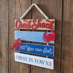 Crab Shack Plank Sign