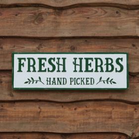 Fresh Herbs Sign