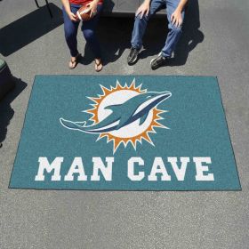 NFL - Miami Dolphins Man Cave UltiMat 5'x8' Rug