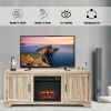 65 Inch Media Component TV Stand with Adjustable Shelves