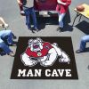 Fresno State Man Cave UltiMat 5'x8' Rug - black